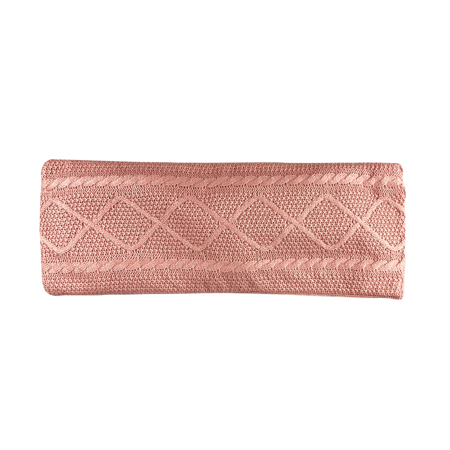Wheat Heat Bag - Dusty Pink Knit - The Grain Shop