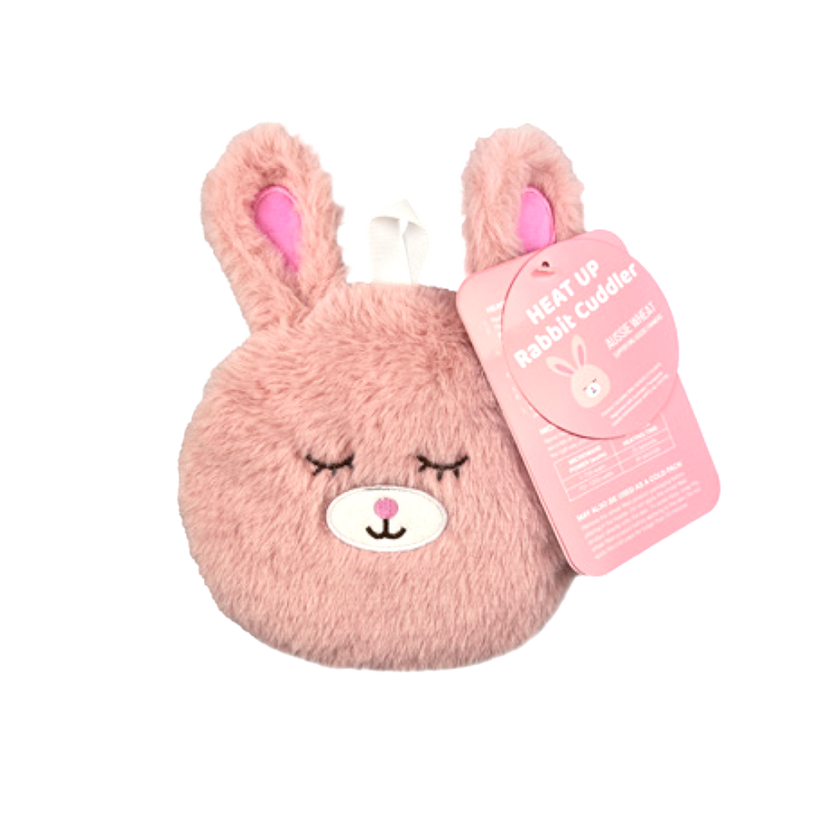Small Wheat Heat Bag Animal - Rabbit Cuddler (Pink) - The Grain Shop