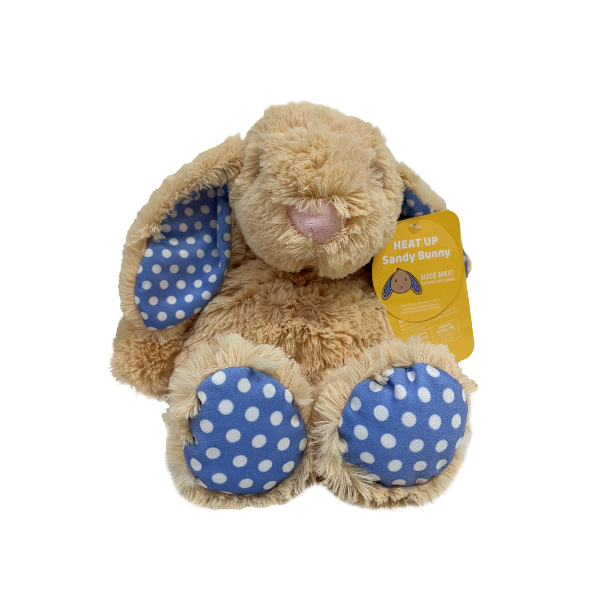 Small Wheat Heat Bag Animal - Sandy Bunny - The Grain Shop