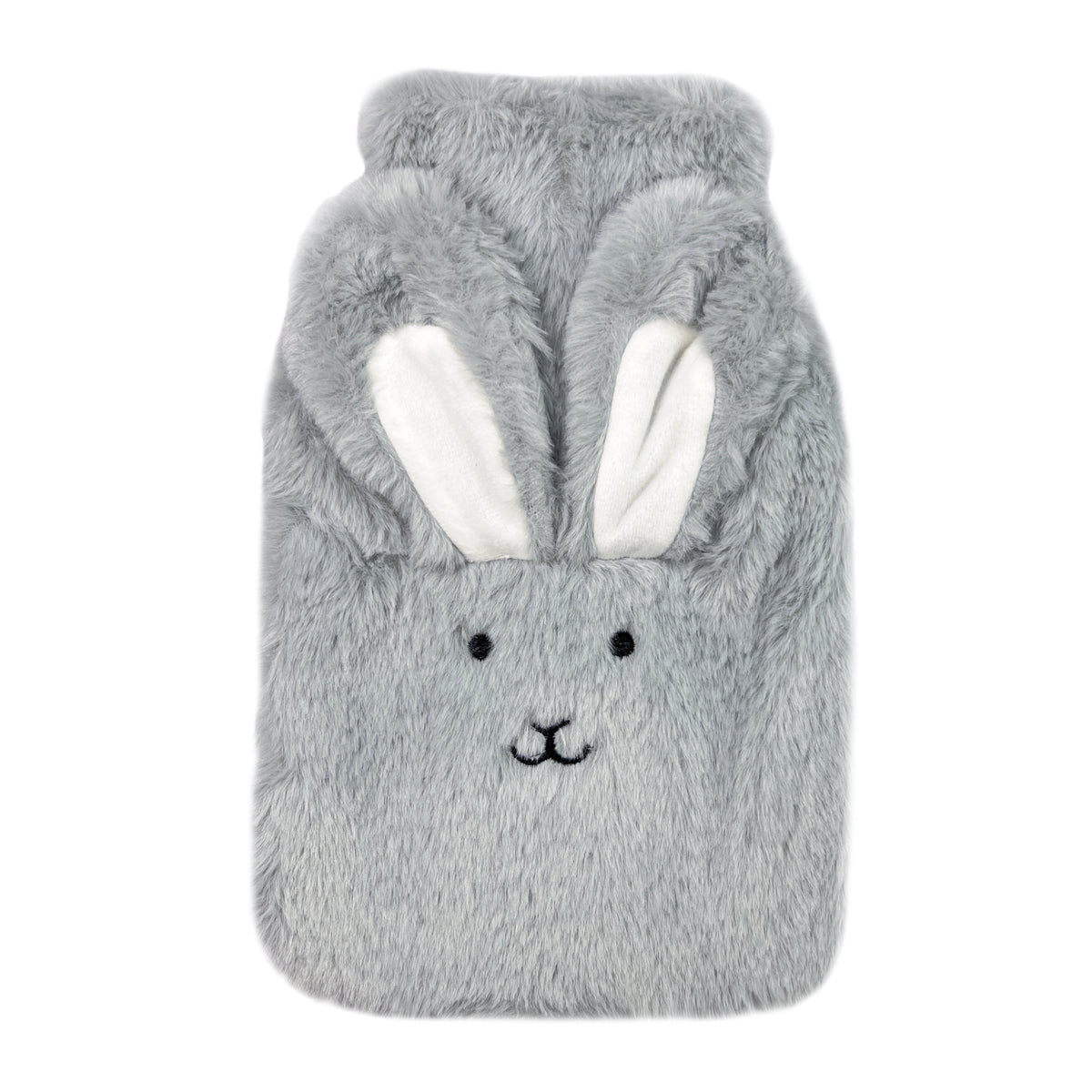 Hot Water Bottle 700mL & Cover - Grey Bunny - The Grain Shop