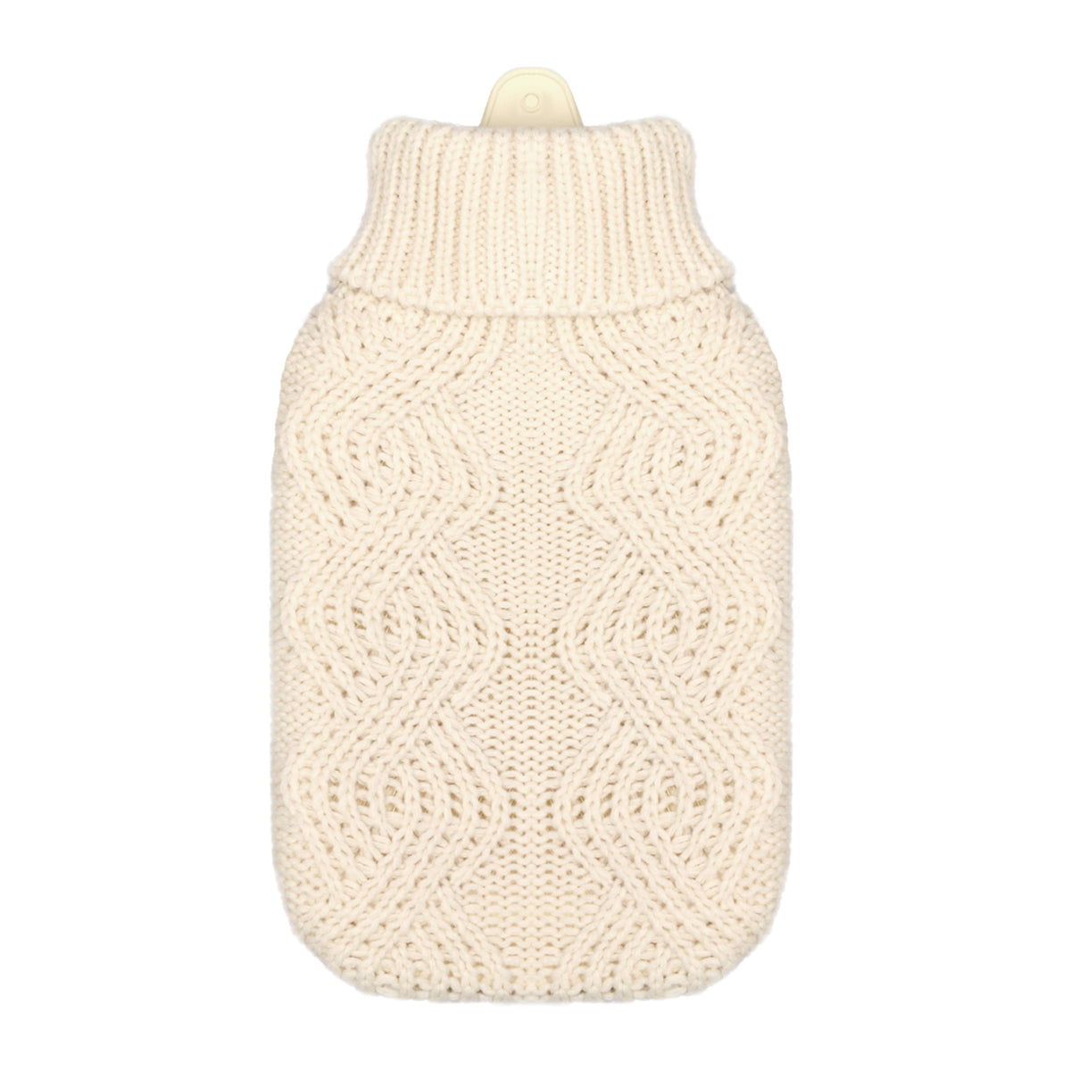 Hot Water Bottle & Cover - Cream Cable Knit - The Grain Shop