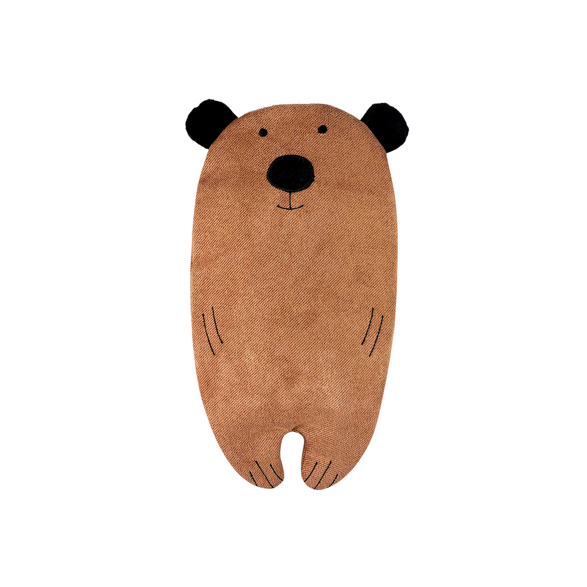Small Wheat Heat Bag Animal - Flat Bear - The Grain Shop