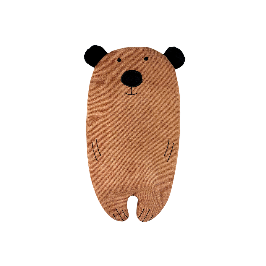Small Wheat Heat Bag Animal - Flat Bear - The Grain Shop
