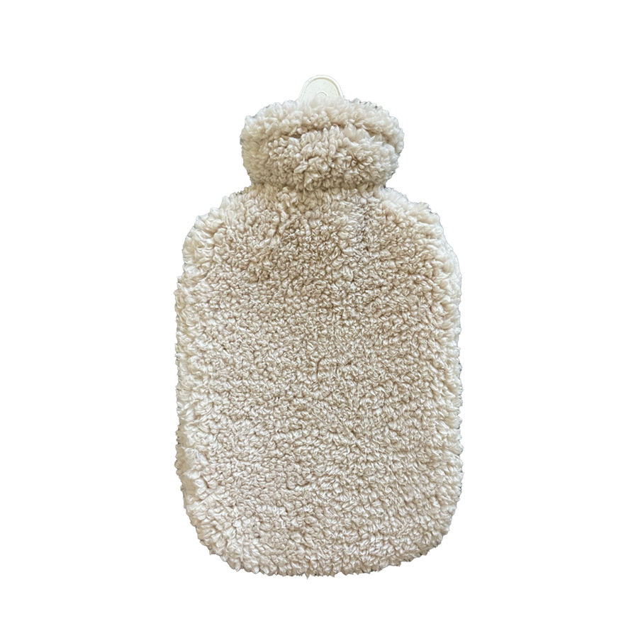 Hot Water Bottle & Cover - Sand Sherpa - The Grain Shop