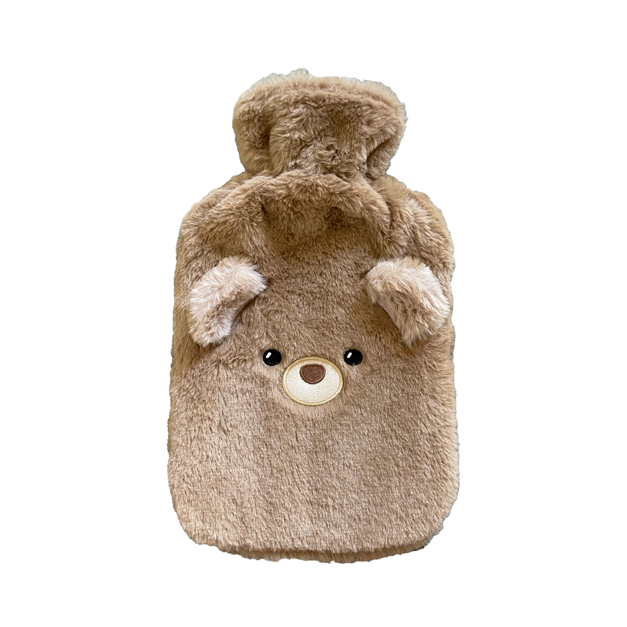 Hot Water Bottle & Cover - Novelty Bear - The Grain Shop